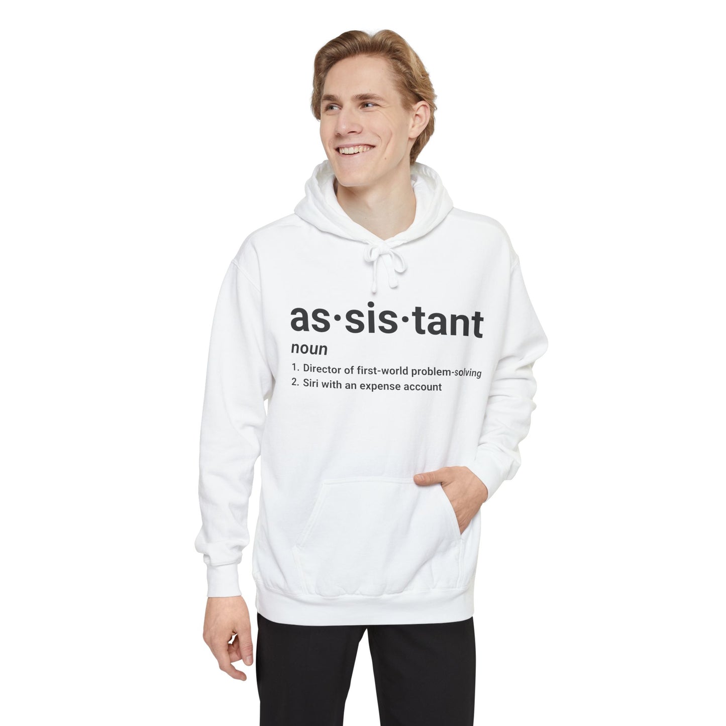 Assistant Definition Hoodie| Funny Assistant Gift Pullover